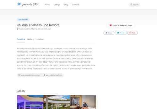 Kalidria Thalasso Spa Resort