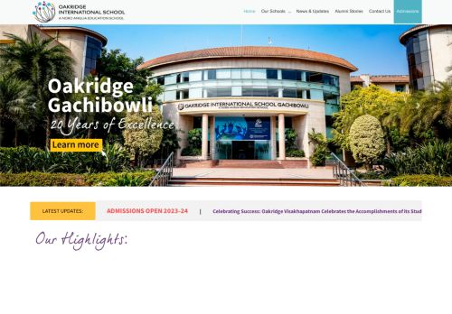 Oakridge International School, Gachibowli