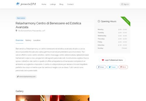 Relaxharmony Centro di Benessere ed Estetica Avanzata