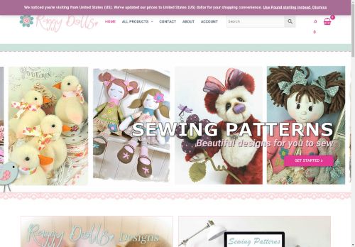 raggydollscraftsupplies.co.uk