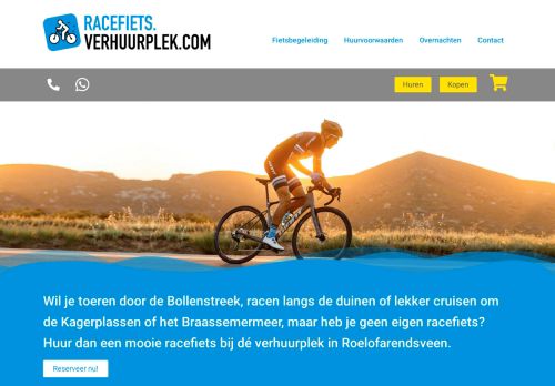 racefiets.verhuurplek.com