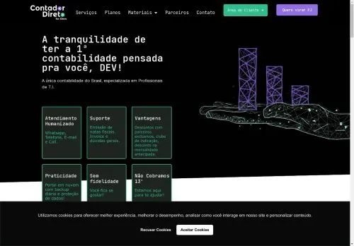 Contador Direto - Contabilidade especialista em profissionais de T.I