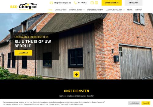 Bee-Charged | Laadpaal Installatie