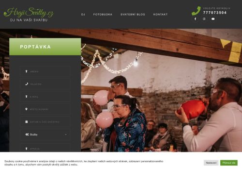 Hrajisvatby.cz - Dj na svatbu