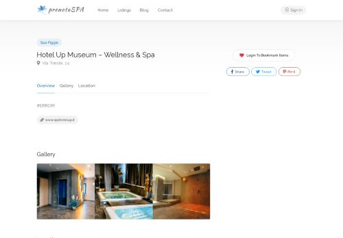 Hotel Up Museum – Wellness & Spa