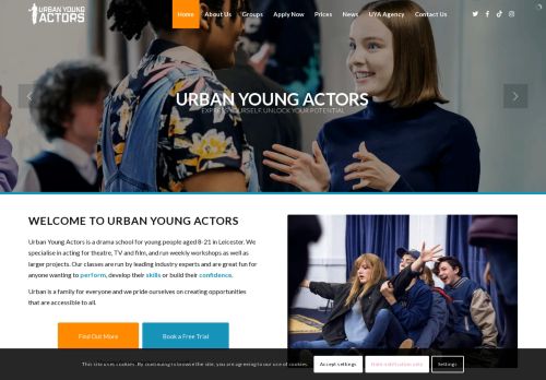 urbanyoungactors.com