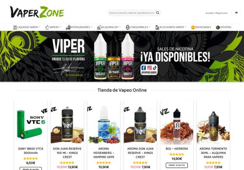 VAPERZONE.es - Tu tienda de vapeo