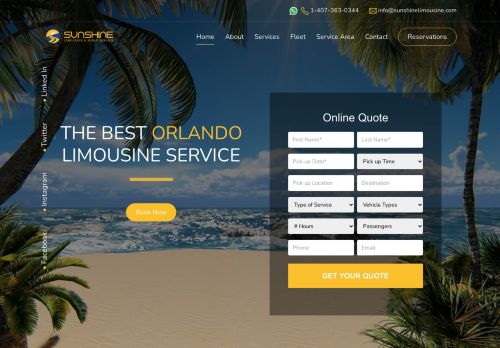 sunshinelimousine.com