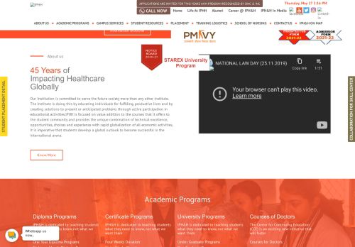 INSTITUTE OF PUBLIC HEALTH & HYGIENE | BEST PARAMEDICAL COLLEGE | TOP NURSING COLLEGE