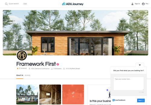 Framework First