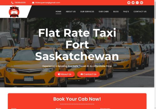 Super Taxi Service Fort Saskatchewan - Best Flat Rate Airport Taxi Service Fort Saskatchewan