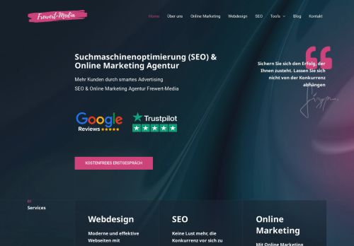 Frewert Media - SEO & Online Marketing Agentur für Lippe, NRW & Deutschland
