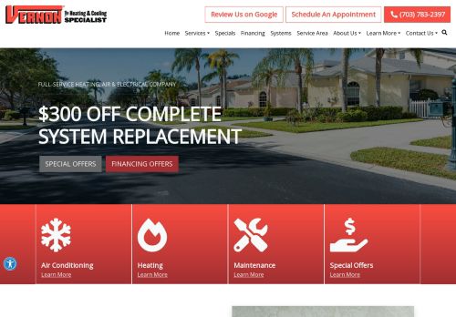 Heating Repair | Fairfax VA | Vernon The Heating u0026 Cooling Specialists