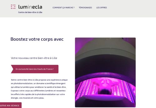 Luminecla, centre de bien-être à LIlle