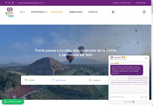 VOLAR EN GLOBO