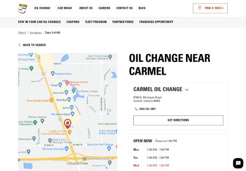 Take 5 Oil Change