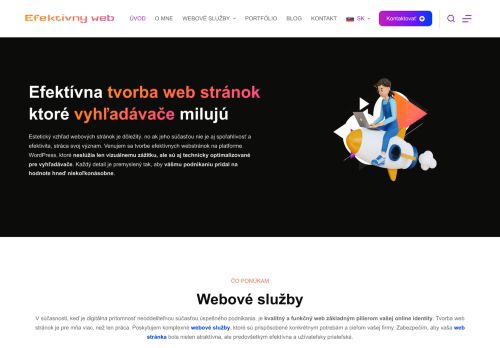 Efektívny web ️ Tvorba web stránok s detailnou SEO optimalizáciou