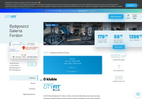 Siłownia CityFit FORDON Bydgoszcz 