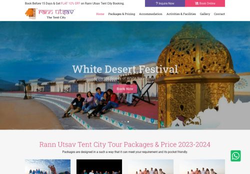 Experience Gujarat's Unique Rann Festival at Kutch - Rann Utsav 2023-2024