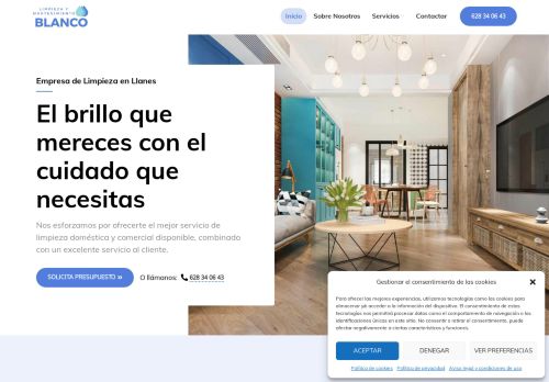 Limpieza y Mantenimiento Blanco