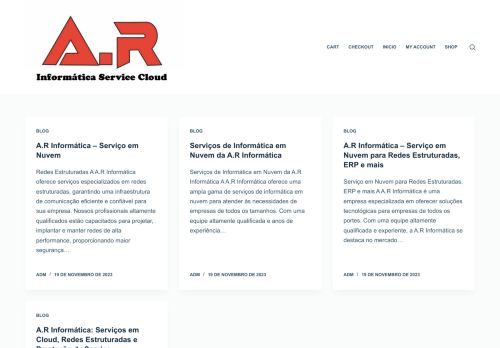 A.R ASSISTÊNCIA TÉCNICA - COMPUTADORES, CELULARES E CLOUD SERVICES