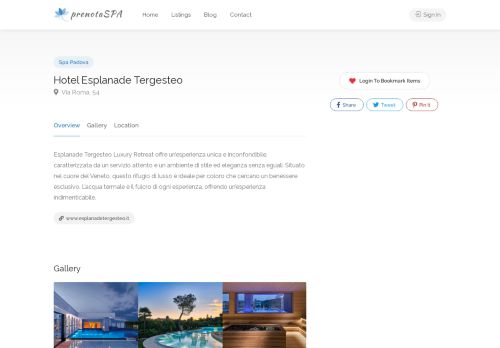 Hotel Esplanade Tergesteo