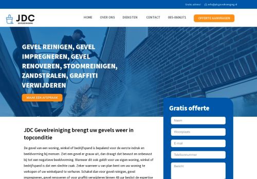 JDC gevelreiniging en gevelrenovatie
