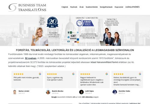 Business Team Translation Agency