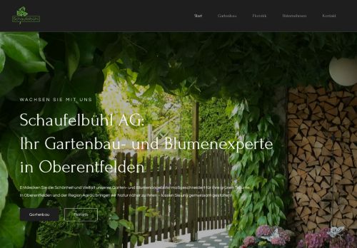 Schaufelbühl AG Blumen und Accessoires, Gartengestaltung