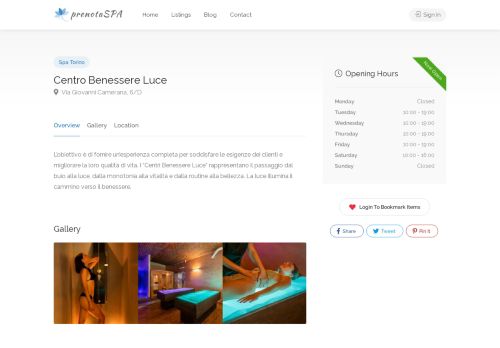 Centro Benessere Luce