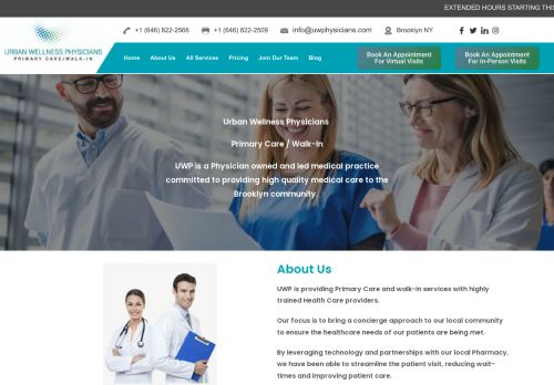 Urban Wellness Physicians Primary Care & Urgent care Clinic in Brooklyn