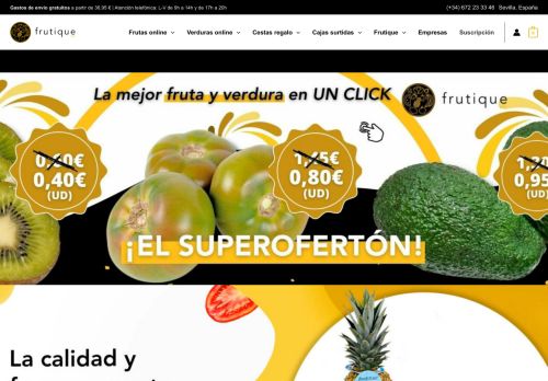 ? FRUTIQUE ? Tienda online de Frutas y Verduras