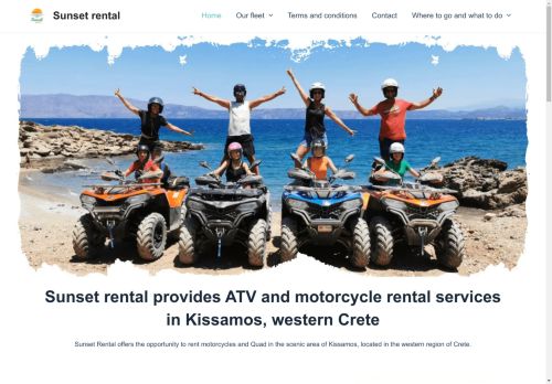 Sunset rental - rent a Car, ATV, Moto