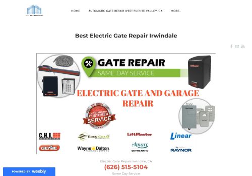 Local Electric Gate Repair Irwindale