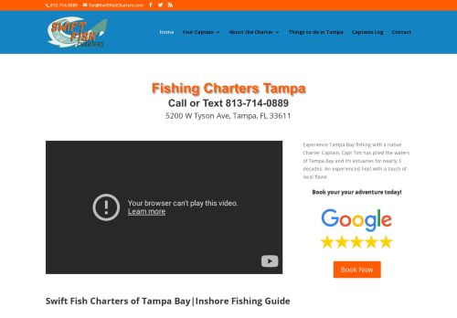 Swift Fish Charters of Tampa Bay Inshore Fishing Guide