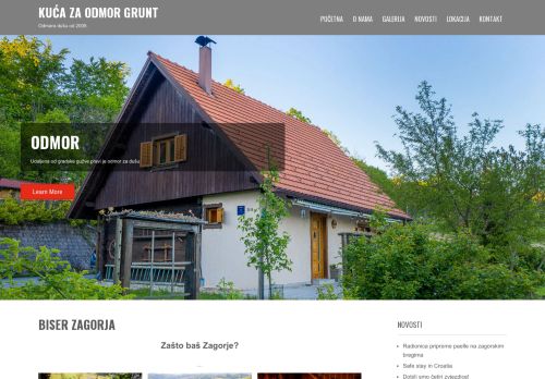 Kuća za odmor Grunt