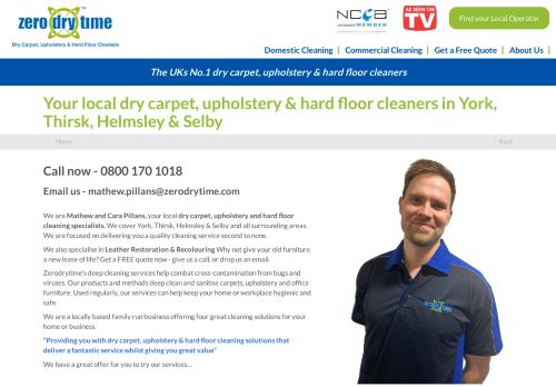 Zero Dry Time York, Thirsk, Helmsley & Selby