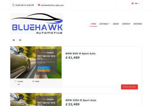 Bluehawk Automotive Ltd
