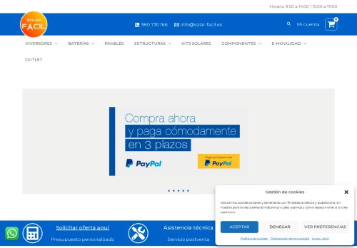 SOLAR FACIL ENERGIAS RENOVABLES, S.L.