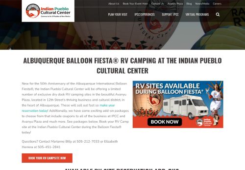 indianpueblo.org/albuquerque-balloon-fiesta-rv-camping-at-the-indian-pueblo-cultural-center