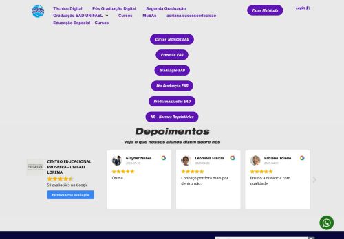 CENTRO EDUCACIONAL PROSPERA - UNIFAEL LORENA