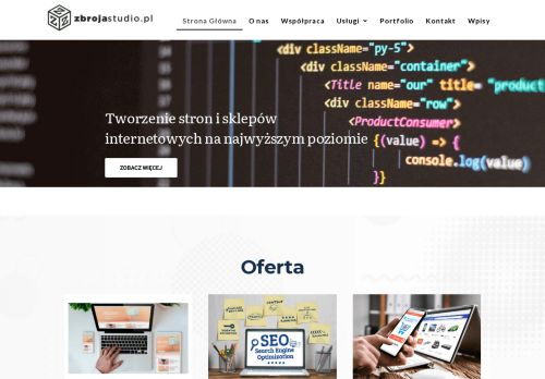 Zbrojastudio - Tworzenie stron i sklepów internetowych, grafika, SEO