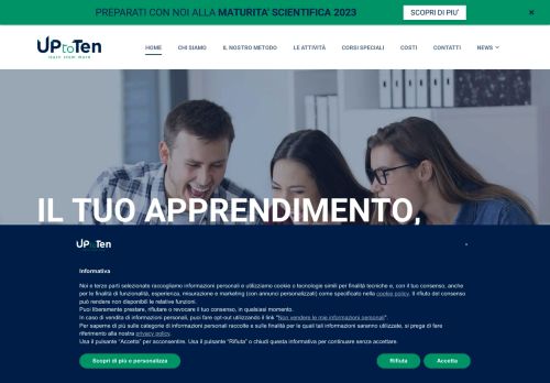 Up to Ten - eccellenza nelle ripetizioni scientifiche