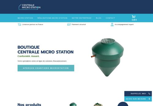 Centrale-microstation P8F SAS - négoce matériaux