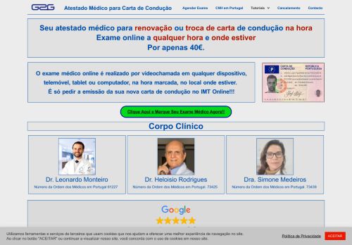 Atestado Médico para Carta de Condução