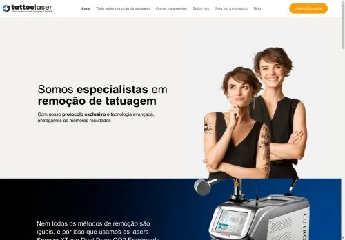 Tattoo Laser - Especialistas em remoção de tatuagem