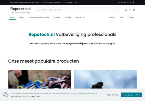 Ropetech.nl - valbeveiliging professionals