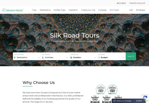 MinzifaTravel - Tours to Uzbekistan, Kazakhstan, Kyrgyzstan, Turkmenistan, Tajikistan