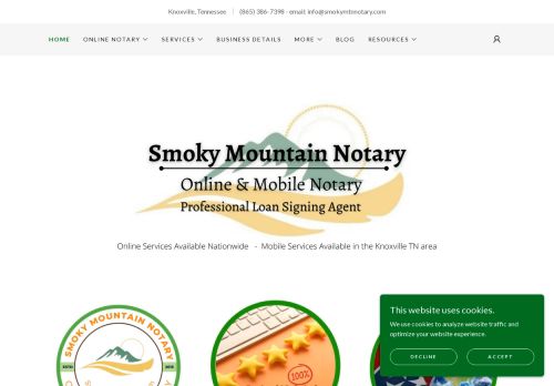 smokymtnnotary.com