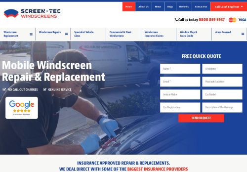 Screentec Windscreen